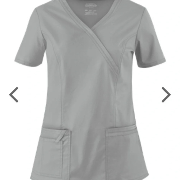 Like New Bundle of 2 Cherokee Core Stretch Mock Wrap Tops M - Picture 2 of 16